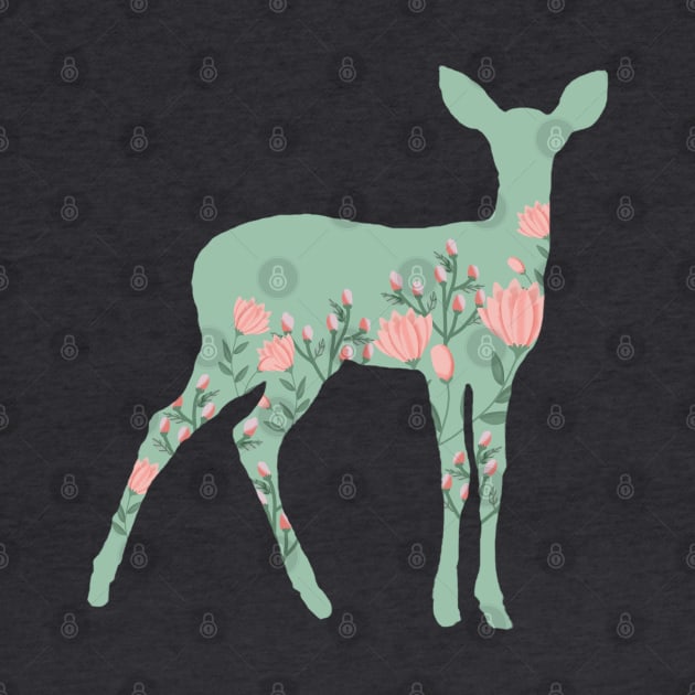 Bambi in the forest by Red Zebra